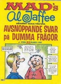 Cover Thumbnail for Svenska Mads stora julpajare / Svenska Mads stora julpajaren (Semic, 1982 series) #1987