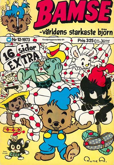 Cover for Bamse (Williams Förlags AB, 1973 series) #12/1973