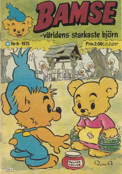 Cover for Bamse (Williams Förlags AB, 1973 series) #6/1975