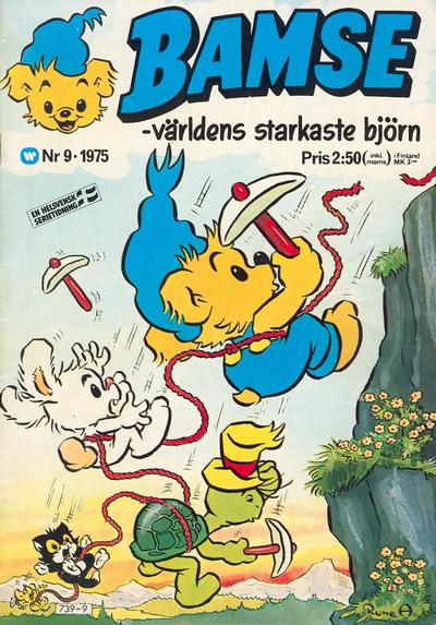 Cover for Bamse (Williams Förlags AB, 1973 series) #9/1975