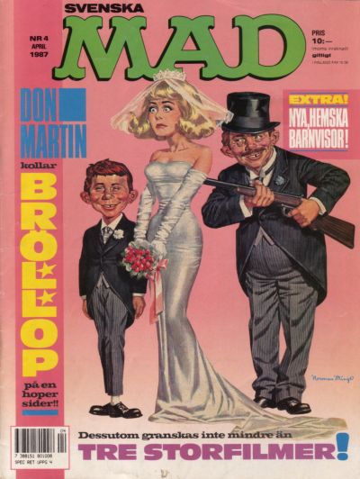 Cover for MAD (Semic, 1976 series) #4/1987