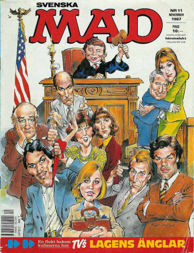 Cover for MAD (Semic, 1976 series) #11/1987