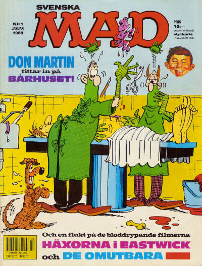 Cover for MAD (Semic, 1976 series) #1/1988