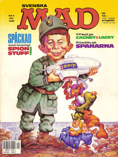 Cover for MAD (Semic, 1976 series) #4/1988