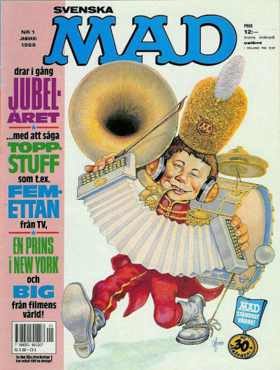 Cover for MAD (Semic, 1976 series) #1/1989