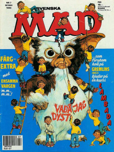 Cover for MAD (Semic, 1976 series) #7/1990