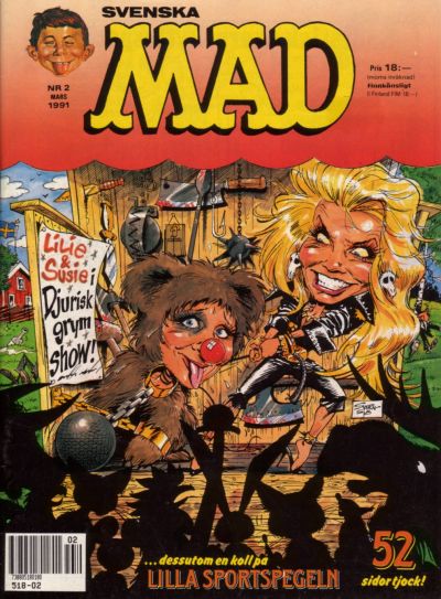 Cover for MAD (Semic, 1976 series) #2/1991