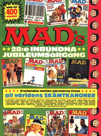 Cover for Mad (inbundna årgångar) (Semic, 1977 series) #28 årg. 1987