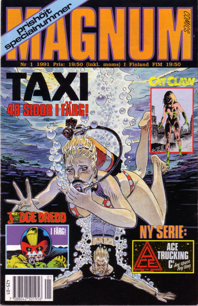 Cover for Magnum Comics (Atlantic Förlags AB, 1990 series) #1/1991
