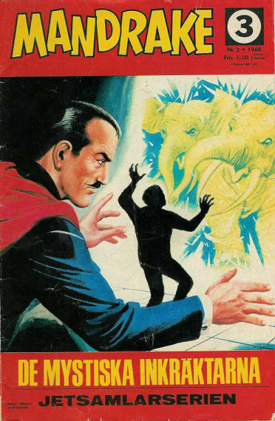 Cover for Mandrake (Semic, 1967 series) #3/1968