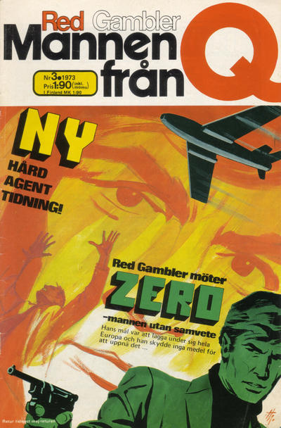 Cover for Mannen från Q (Semic, 1973 series) #3/1973