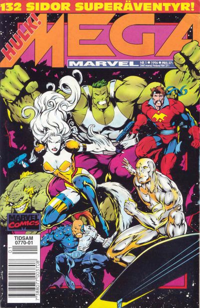 Cover for Mega Marvel (Semic, 1996 series) #1/1996 - Hulk