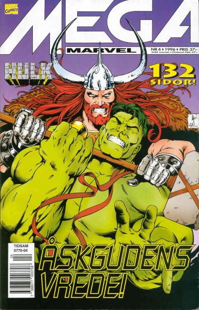 Cover for Mega Marvel (Semic, 1996 series) #4/1996 - Hulk