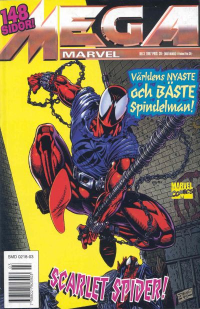 Cover for Mega Marvel (Semic, 1996 series) #3/1997 - Scarlet Spider