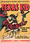 Cover for Texas Kid (Horwitz, 1950 ? series) #22