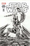 Cover Thumbnail for Star Wars (2015 series) #1 [Forbidden Planet Exclusive Adi Granov Black and White Variant]