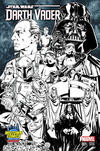 Cover for Darth Vader (Marvel, 2015 series) #1 [Mark Brooks Midtown Comics Exclusive Black and White Connecting Cover Variant]