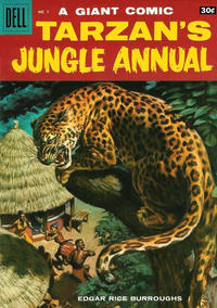 Cover Thumbnail for Edgar Rice Burroughs' Tarzan's Jungle Annual (Dell, 1952 series) #7 [30¢]
