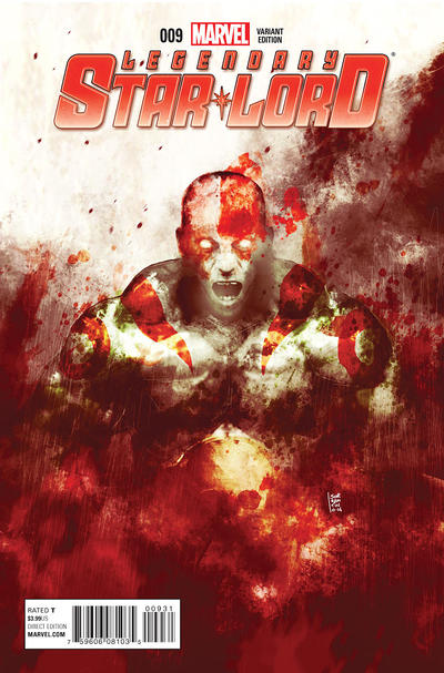 Cover for Legendary Star-Lord (Marvel, 2014 series) #9 [Sorrentino Variant]