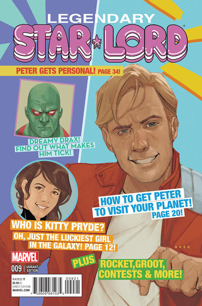 Cover for Legendary Star-Lord (Marvel, 2014 series) #9 [Phil Noto Variant]