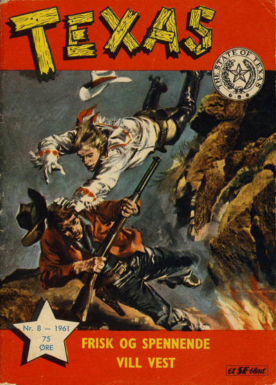 Cover for Texas (Serieforlaget / Se-Bladene / Stabenfeldt, 1953 series) #8/1961