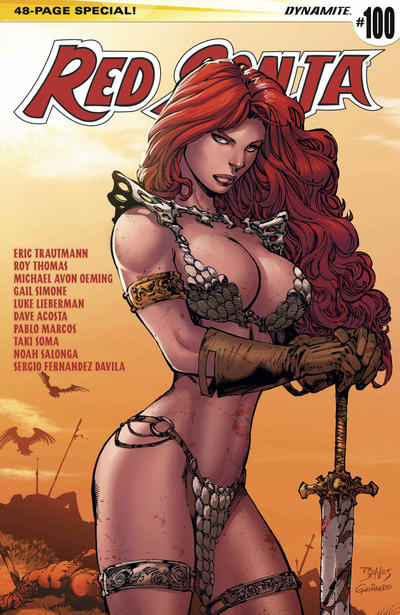 Cover for Red Sonja (Dynamite Entertainment, 2013 series) #100 [Cover A]