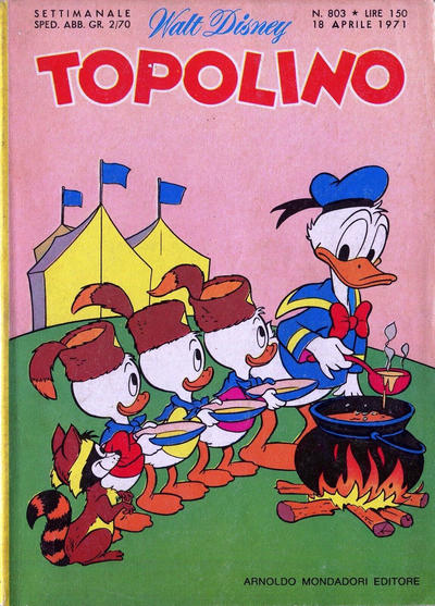 Cover for Topolino (Mondadori, 1949 series) #803