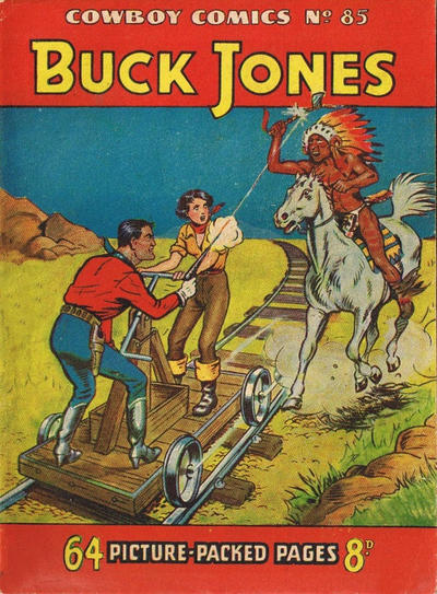 Cover for Cowboy Comics (Amalgamated Press, 1950 series) #85