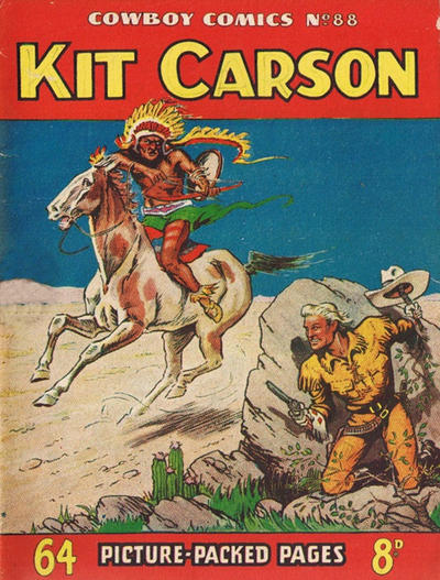 Cover for Cowboy Comics (Amalgamated Press, 1950 series) #88