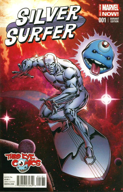 GCD :: Issue :: Silver Surfer #1 [Third Eye Comics Exclusive Variant by Jim  Starlin]