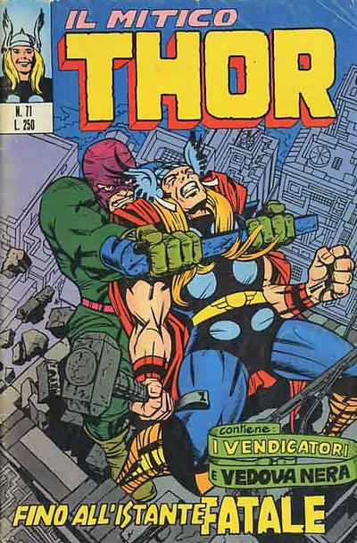 Cover for Il Mitico Thor (Editoriale Corno, 1971 series) #71