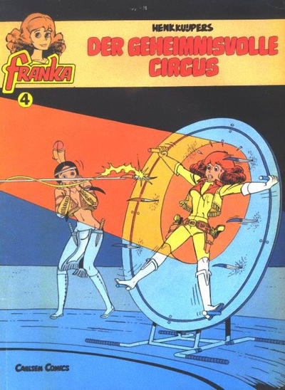 Cover for Franka (Carlsen Comics [DE], 1985 series) #4 - Der geheimnisvolle Circus