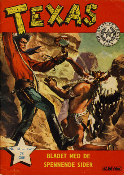 Cover for Texas (Serieforlaget / Se-Bladene / Stabenfeldt, 1953 series) #13/1961