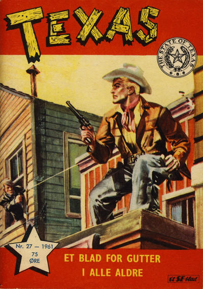 Cover for Texas (Serieforlaget / Se-Bladene / Stabenfeldt, 1953 series) #27/1961