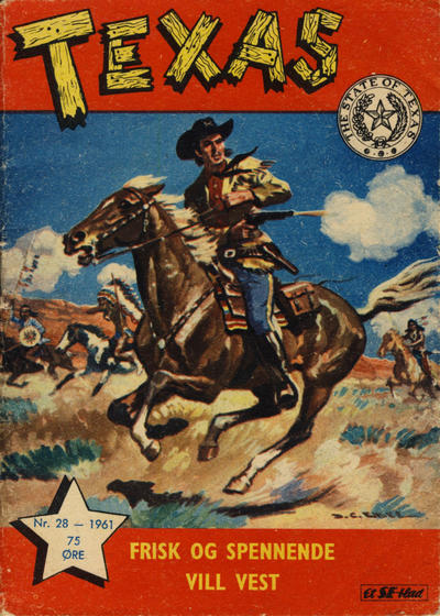 Cover for Texas (Serieforlaget / Se-Bladene / Stabenfeldt, 1953 series) #28/1961