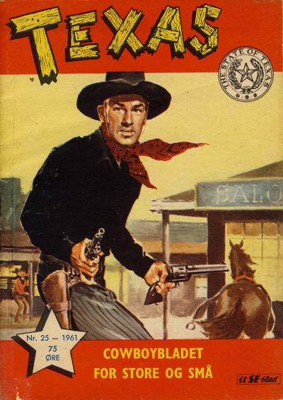 Cover for Texas (Serieforlaget / Se-Bladene / Stabenfeldt, 1953 series) #25/1961
