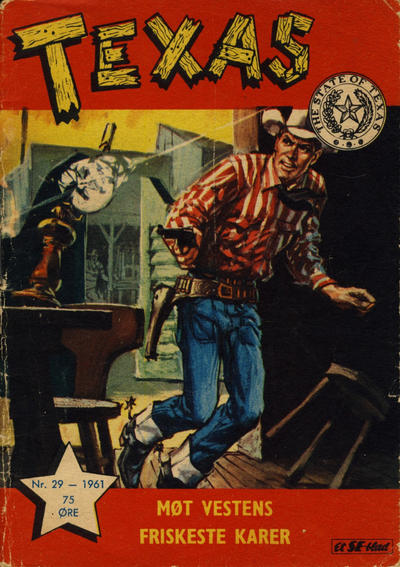 Cover for Texas (Serieforlaget / Se-Bladene / Stabenfeldt, 1953 series) #29/1961