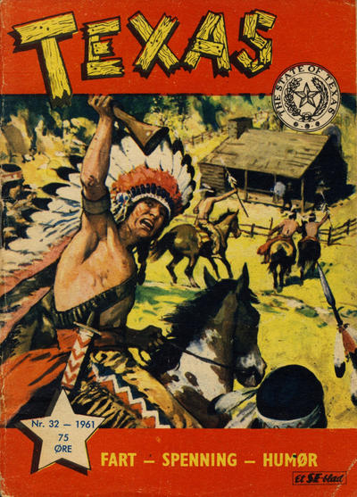 Cover for Texas (Serieforlaget / Se-Bladene / Stabenfeldt, 1953 series) #32/1961