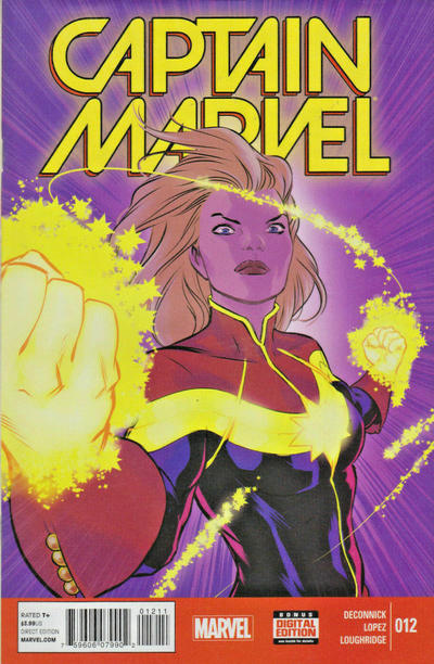 Cover for Captain Marvel (Marvel, 2014 series) #12