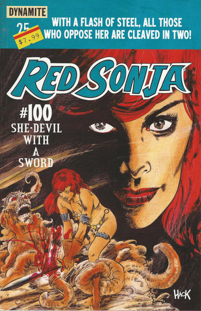 Cover for Red Sonja (Dynamite Entertainment, 2013 series) #100 [Cover B]