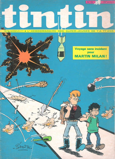 Cover for Le journal de Tintin (Le Lombard, 1946 series) #33/1971