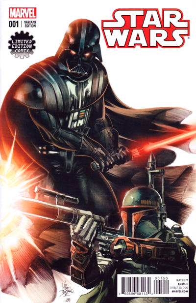 Cover for Star Wars (Marvel, 2015 series) #1 [Limited Edition UK Exclusive Mike Deodato Variant]