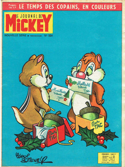Cover for Le Journal de Mickey (Hachette, 1952 series) #554