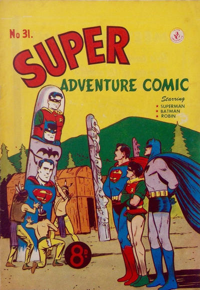 Cover for Super Adventure Comic (K. G. Murray, 1950 series) #31 [Different price]