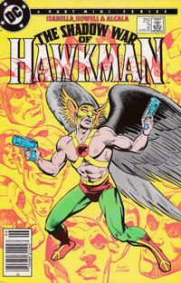 Cover Thumbnail for The Shadow War of Hawkman (DC, 1985 series) #2 [Newsstand]