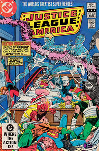 Cover for Justice League of America (DC, 1960 series) #205 [Direct]