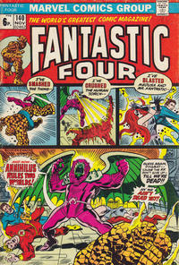 Cover Thumbnail for Fantastic Four (Marvel, 1961 series) #140 [British]