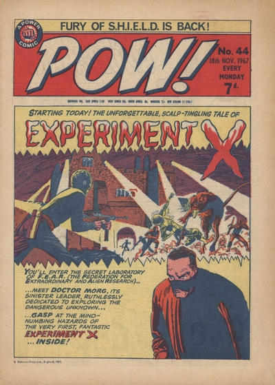 Cover for Pow! (IPC, 1967 series) #44