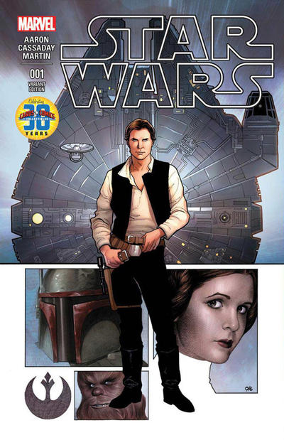 Cover for Star Wars (Marvel, 2015 series) #1 [Comics, Cards, & Collectibles Exclusive Frank Cho Variant]