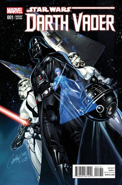 Cover for Darth Vader (Marvel, 2015 series) #1 [J. Scott Campbell Connecting Cover Variant]